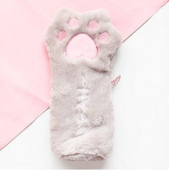 Cute Plush Cat's Paw Bag